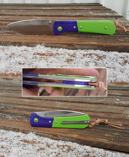 авторский складной нож в Алдане, Саха, Якутия клинок из N690, рукоятка из G10 и искусственного камня от Арсен Assasin