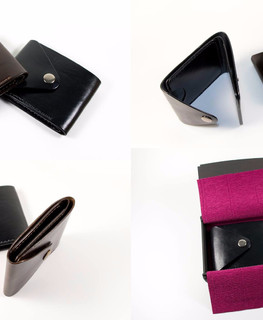 Кожанные бумажники портмоне коричневого и черного цвета от Александра Мартынюка (Emfitemzis)