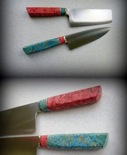 Кухонный нож и накири (тяпка) "Мурзилки" в Можга. Удмуртия от Влад Волкоморов