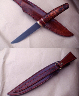 handemade Scandinavian knife with K100 steel blade Fenix in Russia