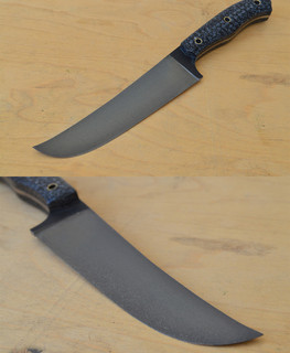 handemade full tang uzbek kitchen knife pchak with kh12mf blade