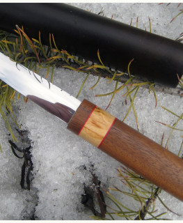 малый якутский нож для мальчиков ручной работы из ореха и ШХ15 Железногорск-Илимский Иркутская область