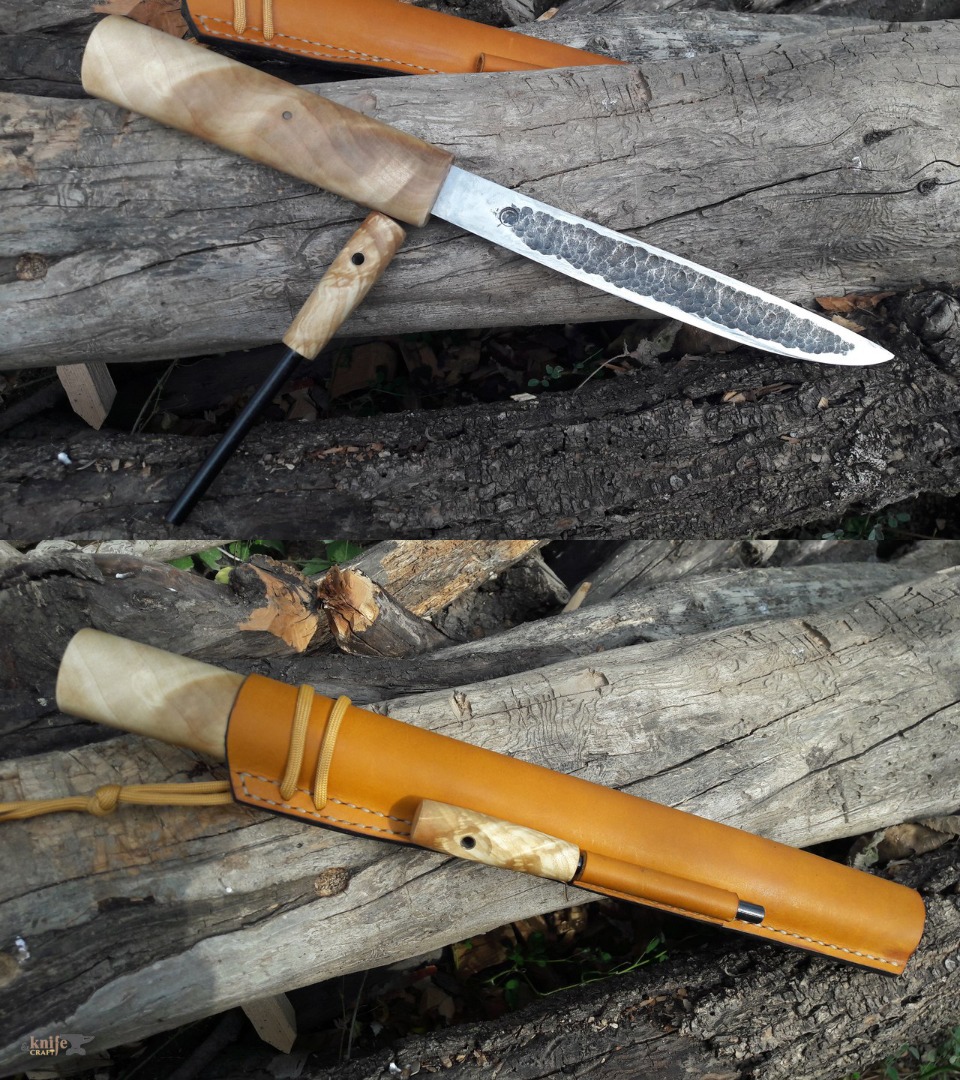 якутский нож из Шх15 с огнивом в Махачкале, Дагестане 
