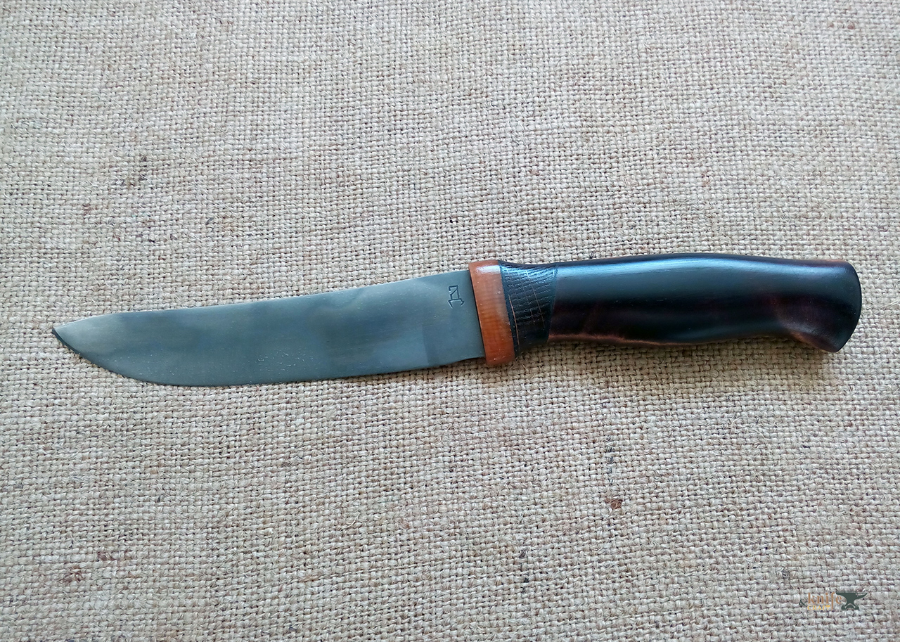 кованый разделочный нож в Йошкар-Оле, Марий Эл из 8Х6МФТ и сувель березы