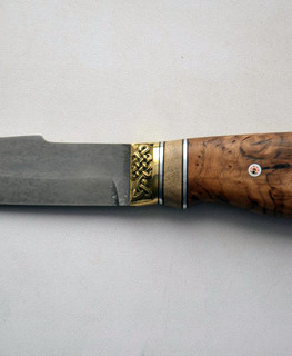 маленький удобный нож для грибника и рыболова с деревянной рукояткой ручной работы купить (заказать) Уфа, Стерлитамак, Башкирия