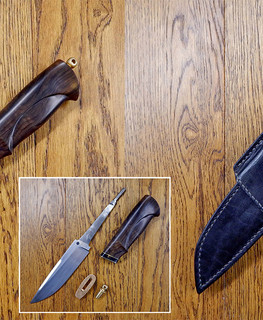удобный охотничий нож 270 мм с ножнами от Максим Жаров Maxim555 купить (заказать) в Новосибирске
