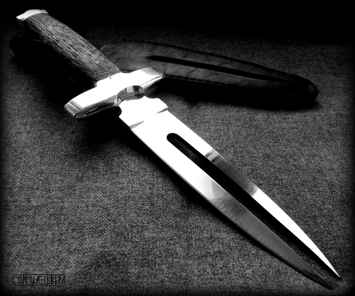 нож кинжал с двойным клинком в Новосибирске от Владислава Лужецкого "Кузница Севера"