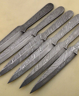 метательные ножи набор-комплект из дамаска