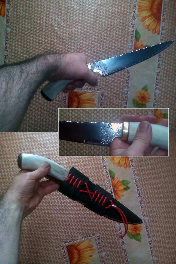 туристический нож ручной работы в Молдове, Единец