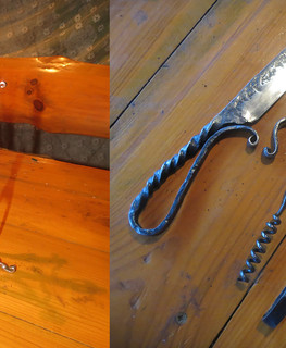 кованный набор для пикника вилка нож штопор в Черкассах от Руслан Троль