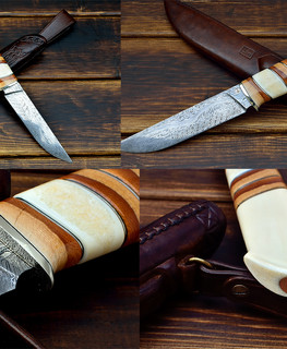 Нож ручной работы премиум класса в скандинавском стиле от Сергей Антонов