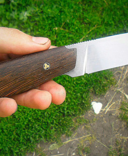 russian knife Worker 95h18 steel with wenge handle
