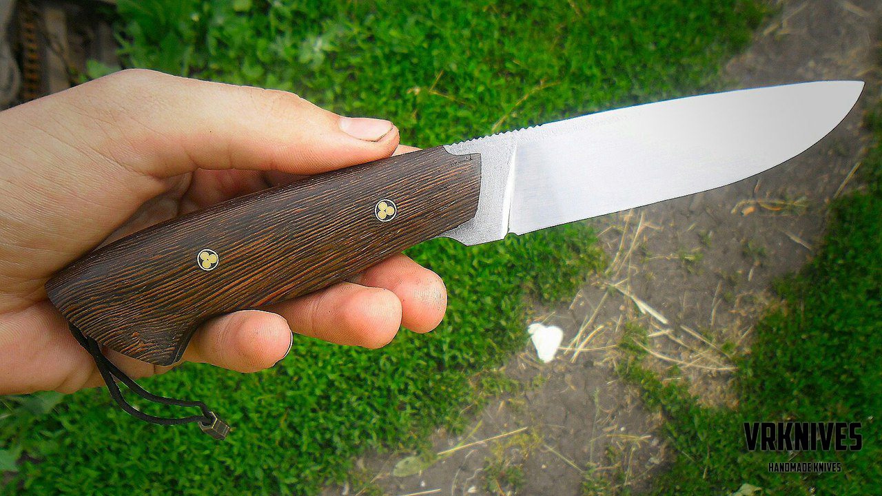 russian knife Worker 95h18 steel with wenge handle 