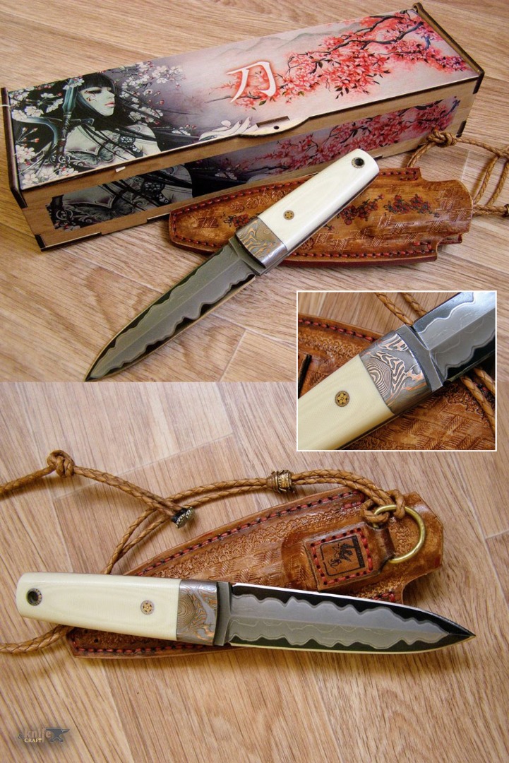 купить охуенный Нож "Сакура" (японский стиль) из ламината в Украине, Бахмут от Андрей Рева