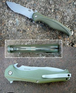 купить в Твери пиздатый Складной нож флиппер Juggernaut от Volga Customs