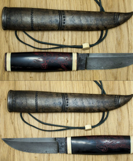 Нож "Статный" из дамаска (600 слоев) Северодвинск, Архангельск