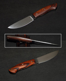 авторский нож ручной работы ножедела из Новосибирска