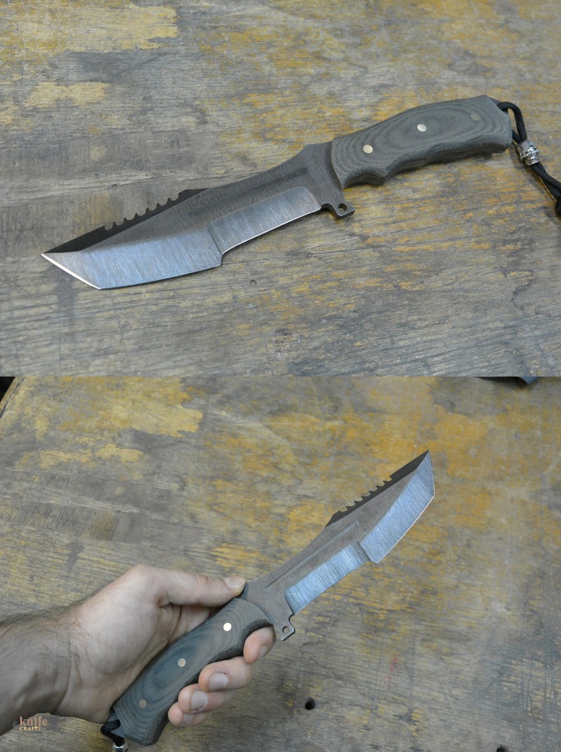 нож тесак фултанг для выживания "Живопыр"