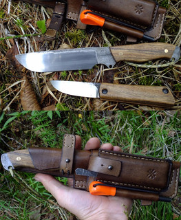 Походный набор для бушкрафта из двух ножей из ХВ5 в Ангарске от Евгений Григорьев Sigumo
