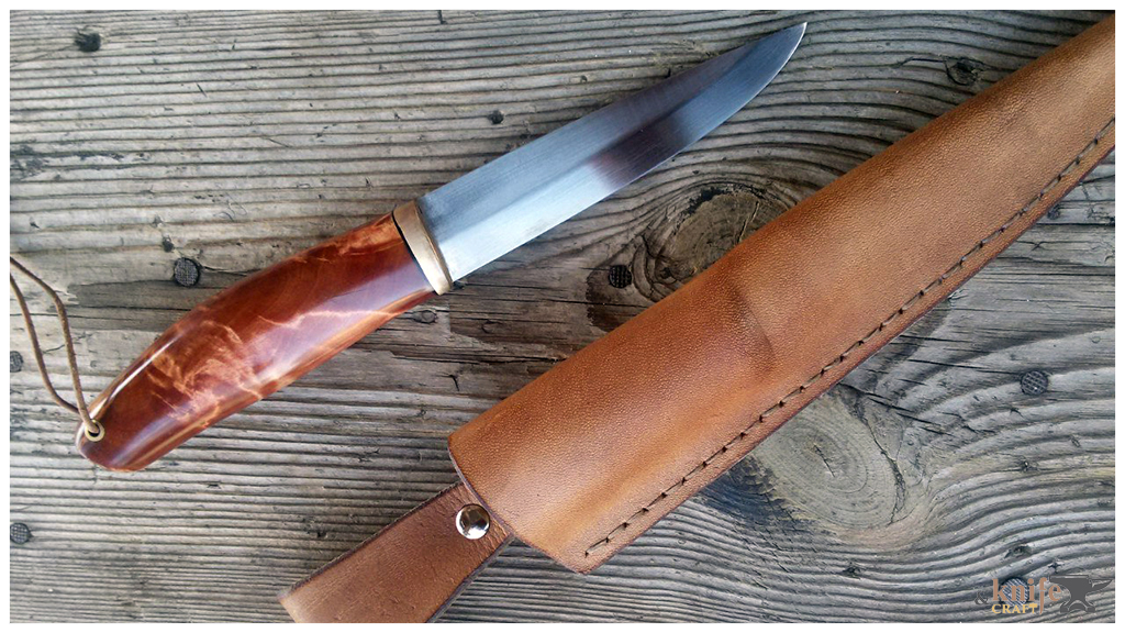 нож из N695 с рукояткой из сувеля березы в Ангарске Евгений Григорьев Sigumo