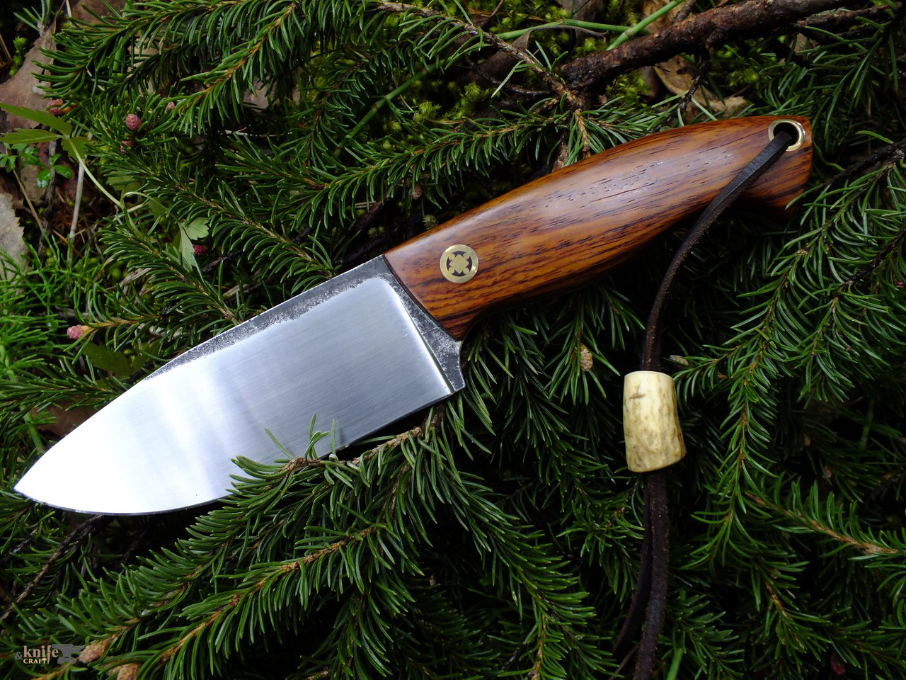 нож для походов из Х12МФ с рукояткой из кокоболо в Ангарске от Евгений Григорьев Sigumo 