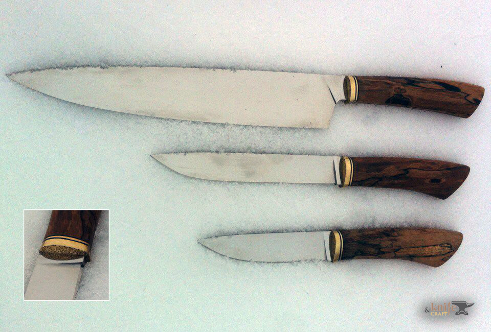 набор кухонных ножей на заказ ручной работы в Воронеже