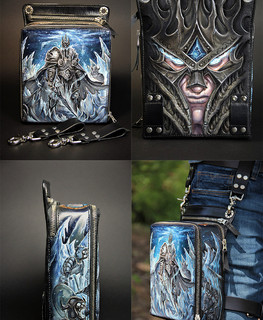 Мужская набедренная сумка по мотивам "World of Warcraft"