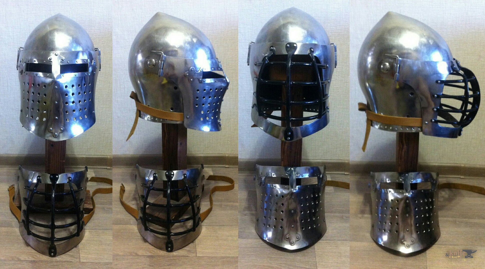 Шлем рыцарский со сменным забралом