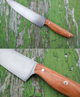 нож кухонный из 95х18 и рукояткой из сливы в Краснодаре