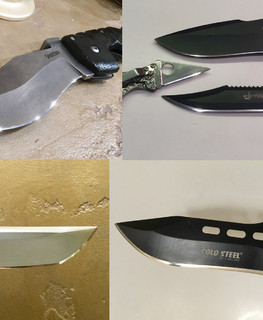 складные ножи после заточки