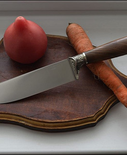 узбекский кухонный нож пчак кованый ручной работы с деревянной рукояткой купить в Украине, Сумы.