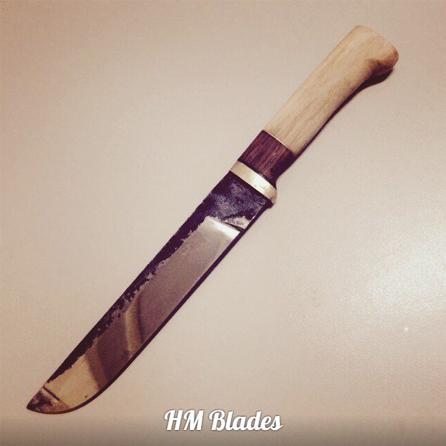 длинный рабочий нож в Казани из ШХ15 от Дамир Mephistophel "HM BLADES" 