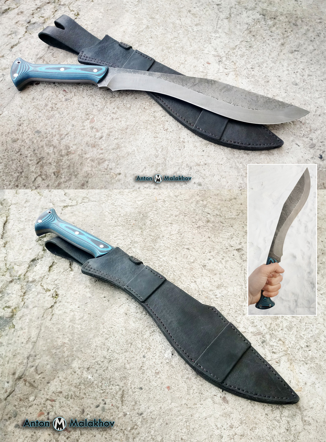 большой кованый нож мачете кукри непальский в Красноярске 