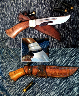 большой белорусский нож для охоты Джаспер от Алексей "Lex Knives" из Рогачёва