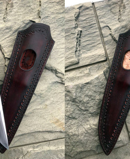нож охотничий с ножнами ручной работы на заказ в Тюмени, Ишим