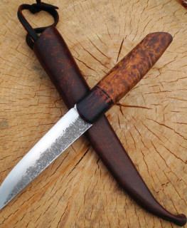 ножи охотничьи, клинок 11Р3АМФ2 и рукоятка из карелки на заказ в Красноуфимске от Вениамина Межецкого Ventuz
