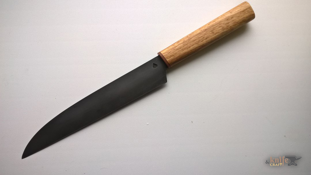 клваный кухонный нож сантоку ручной работы из Янаула, Нефтекамска 