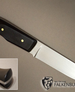 цельнометаллический нож охотника нож "Falcon 1" из стали Sleipner ручной работы купить в Новомосковске, Туле