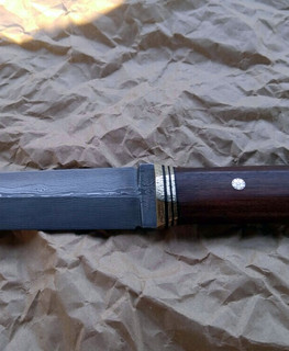 красивый нож кинжального типа из дамаска купить в Киеве