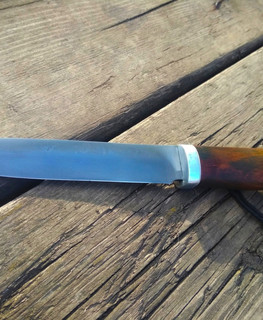 russian Custom hunting Hand Forged Knife with blade 14 cm