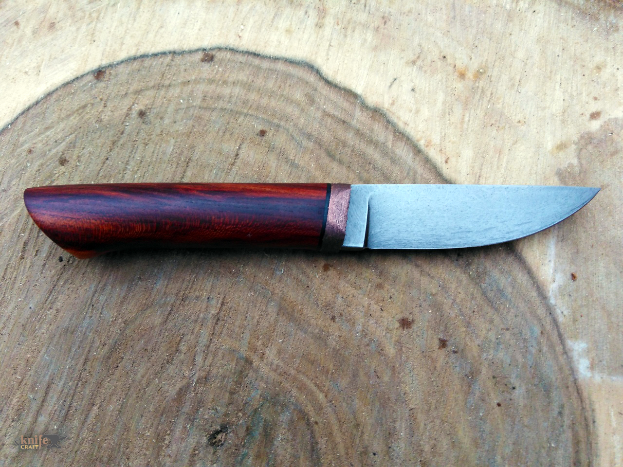 небольшой простой грибной (лесной) ножик ручной работы в Краснодаре