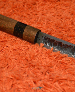 кованый средний якутский нож из ШХ15 от Сергей Макаров