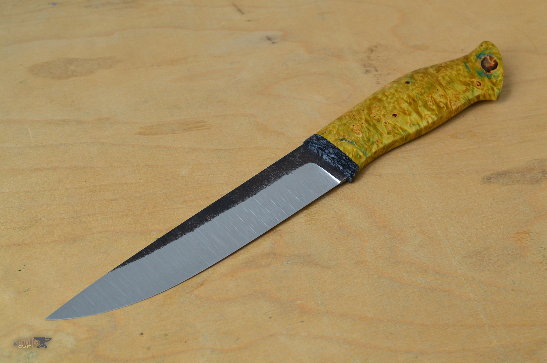 best universal handemade big hunting knife of Russian knifemaker 