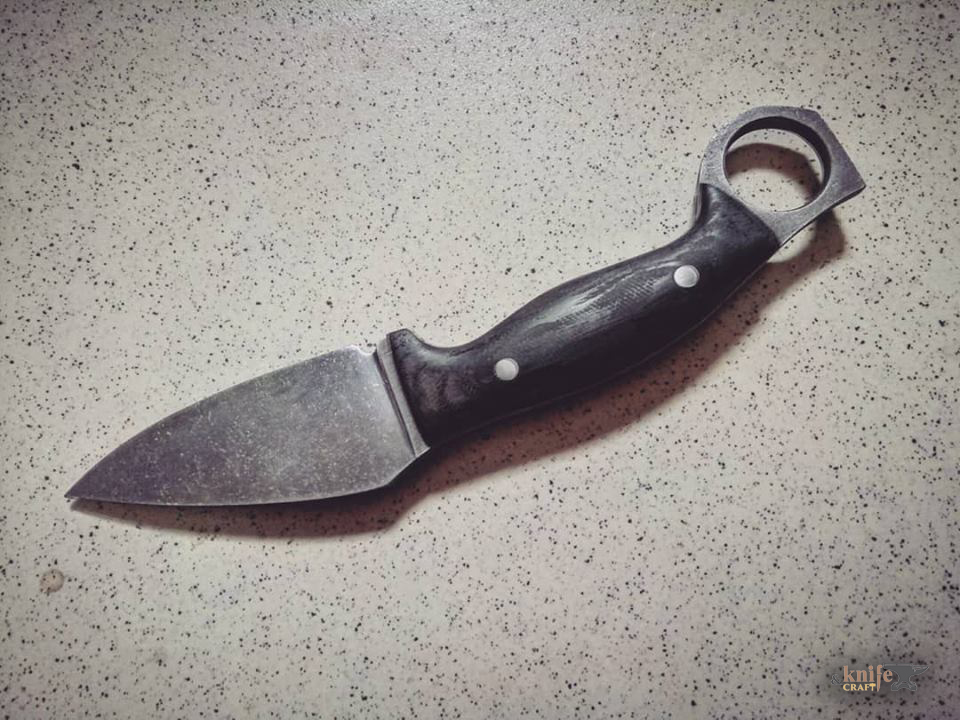 кованый тактический белорусский нож керамбит