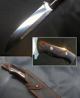 большой цельнометаллический охотничий разделочный нож для снятия шкур и разделки КРСв Тамбове