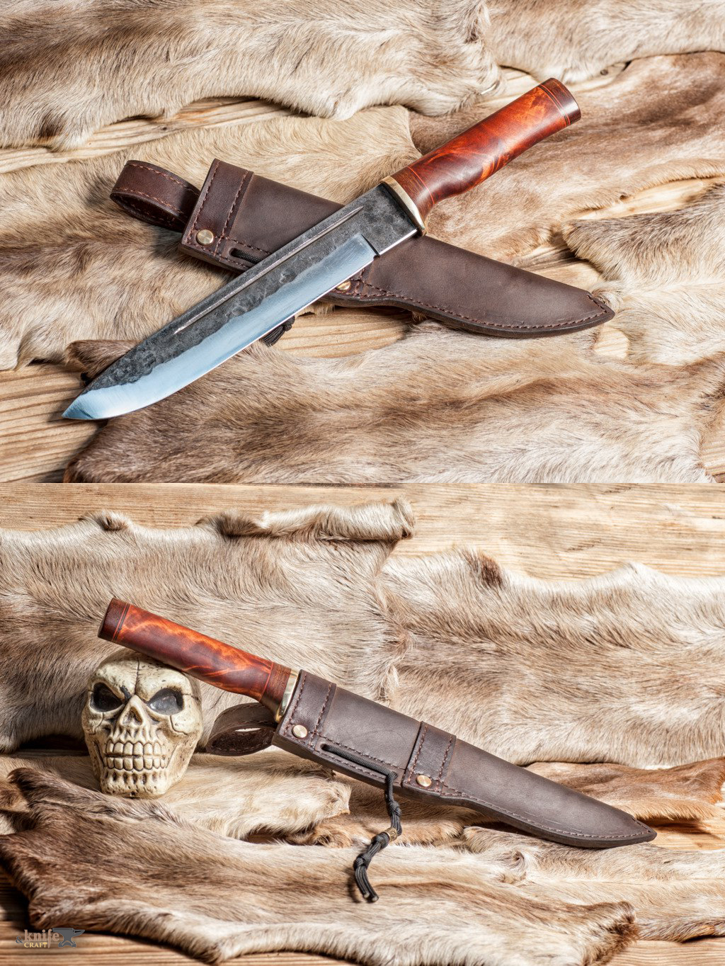 handemade forged chopper knife 