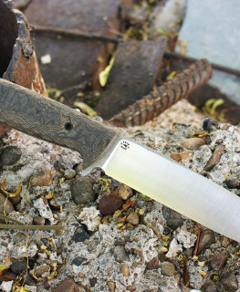 нож фултанг ручной работы "Sir Kligan" клинок из стали CTS BD-1 Чебоксары