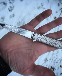 эксклюзивный и очень дорогой авторский кастомный складной нож в Спб, Санкт-Петербурге