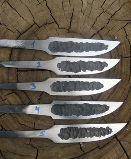 кованые клинки для якутских ножей в Волгоградской области, Средняя Ахтуба от Юрия Шилова