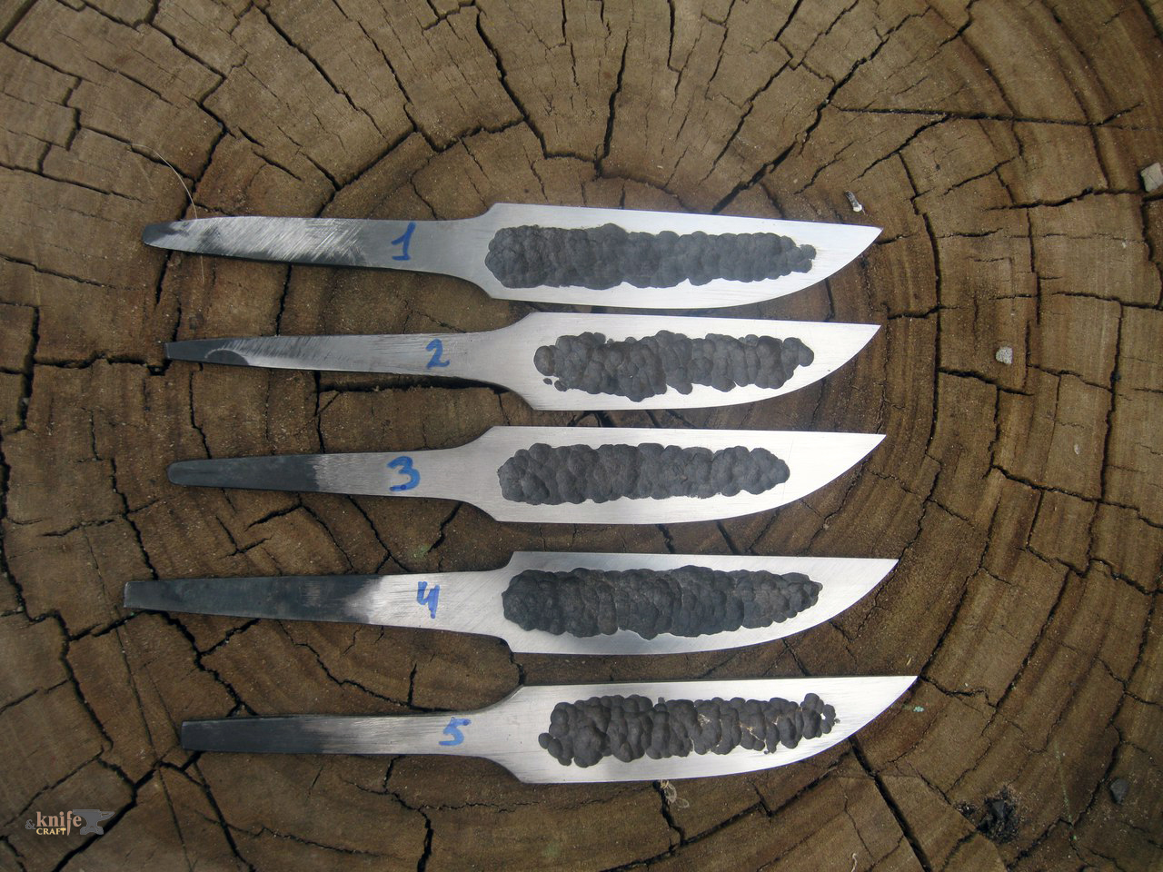 кованые клинки для якутских ножей в Волгоградской области, Средняя Ахтуба от Юрия Шилова